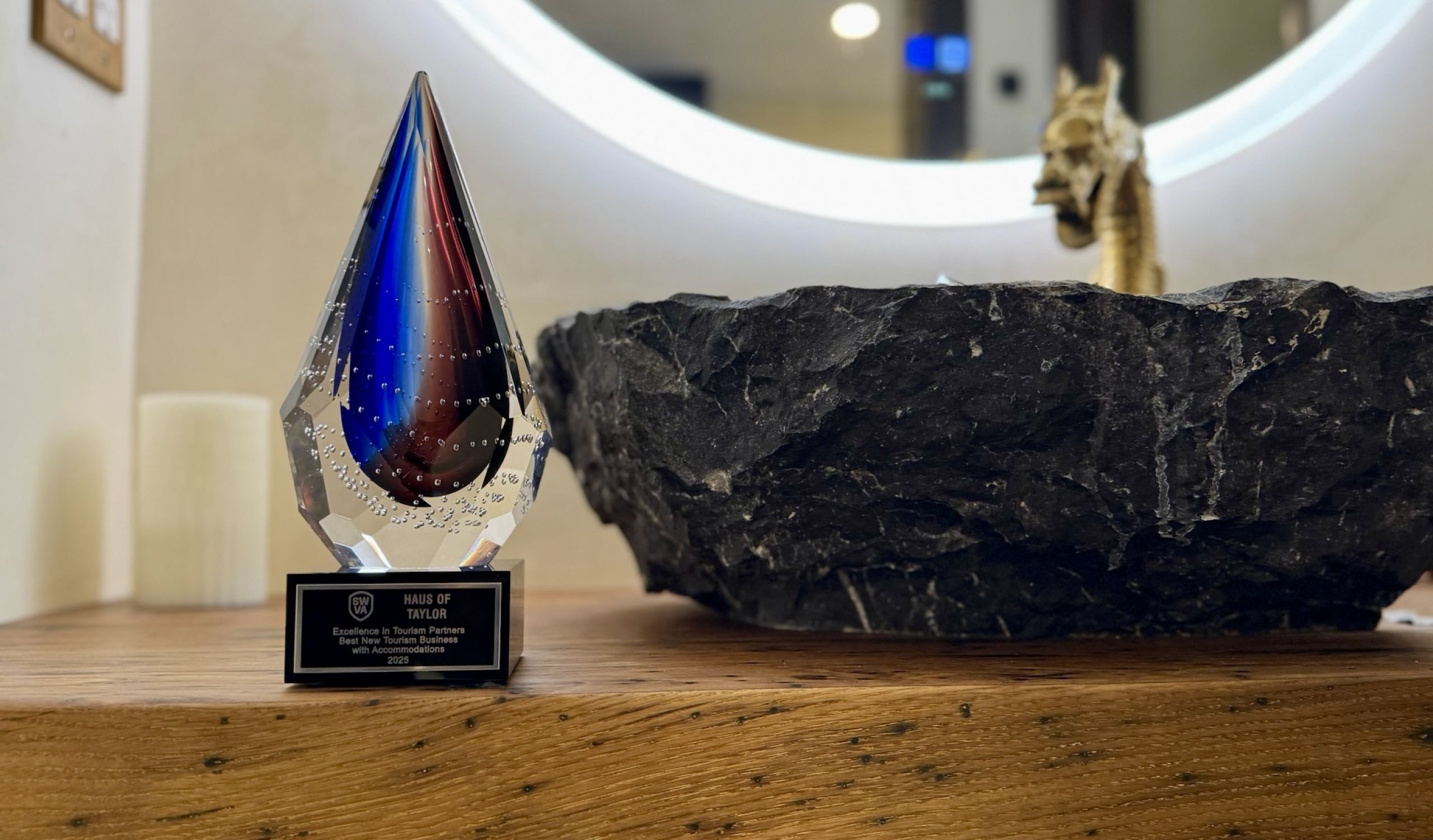 Haus of Taylor Excellence in Tourism Partners Best New Tourism Business with Accommodations